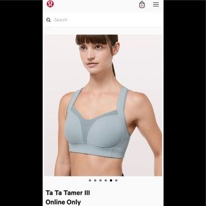 LuLuLemon Black Sports Bra NEW
